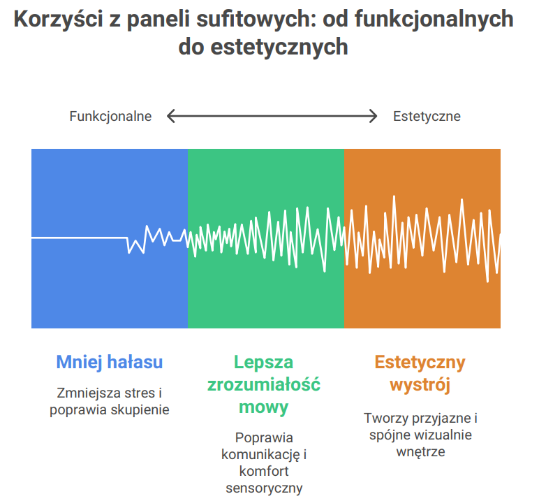 korzyści z paneli sufitowych